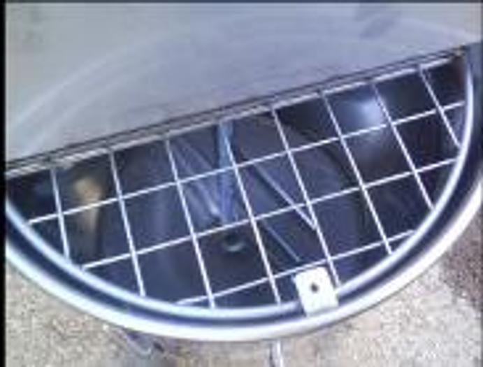 SERBATOIO INOX LT.30 CON COPERCHIO SEMIAPRIBILE