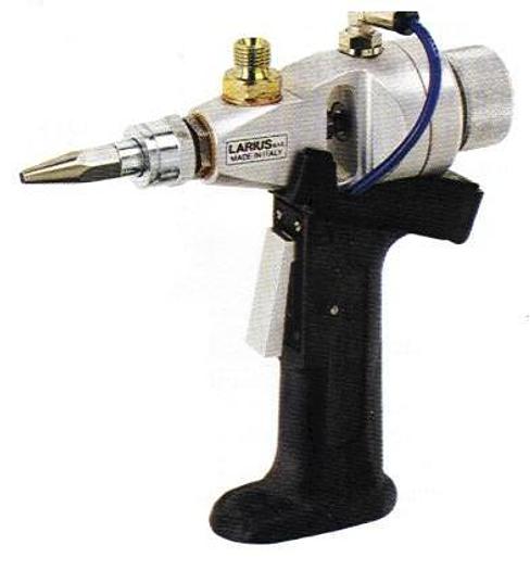 Pompa pneumatica con paranco estrusione MONOCOLONNA per fusti lt.30