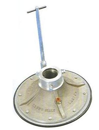 Pompa pneumatica con paranco estrusione MONOCOLONNA per fusti lt.30