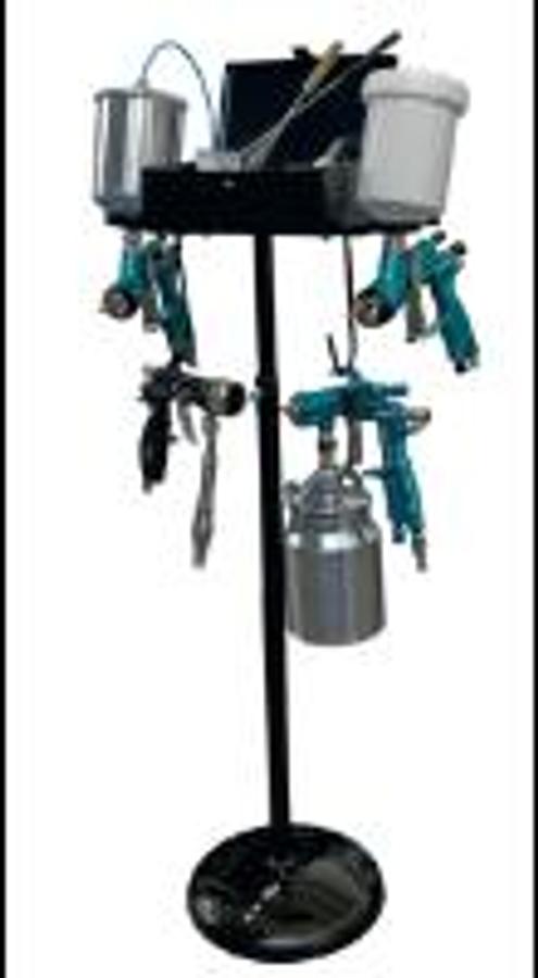 PORTA PISTOLE CON SUPPORTO A PIANTANA FINO A 10 KG DI PORTATA - CAPIENZA 4 PISTOLE 