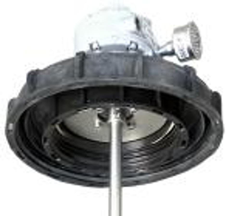 AGITATORE PNEUMATICO SU DOPPIO TAPPO PER TANK IBC 1000/1200 LITRI