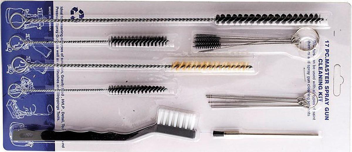 KIT SCOVOLINI PULIZIA PISTOLE-POMPE VERNICIATURA