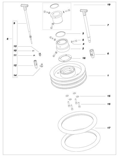 PIATTI PREMENTI PER ESTRUSORI EXT FUSTI 200 Lt.