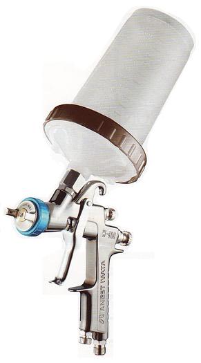 Usato PISTOLA DI VERNICIATURA IWATA W400 A TAZZA SUPERIORE