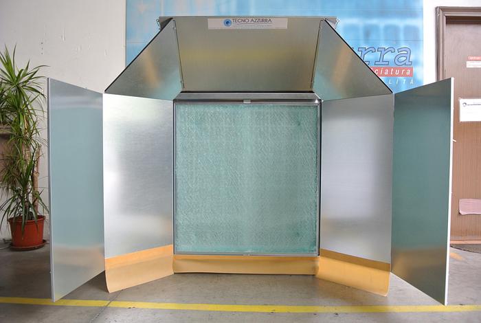 CABINA DI VERNICIATURA A SECCO PIEGHEVOLE MODELLO UNICA