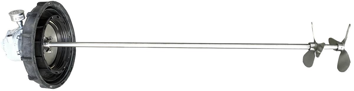 AGITATORE PNEUMATICO SU DOPPIO TAPPO PER TANK IBC 1000/1200 LITRI
