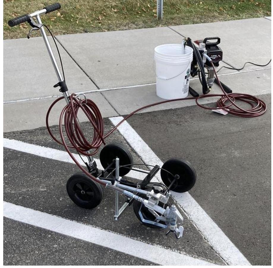 LINE CART (carrello traccialinee) per pompe airless