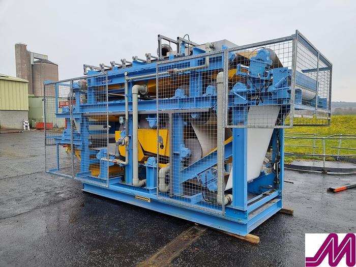 Used 1998 Simon Hartley Klampress Sludge Thickening & Dewatering Belt Press Size 1