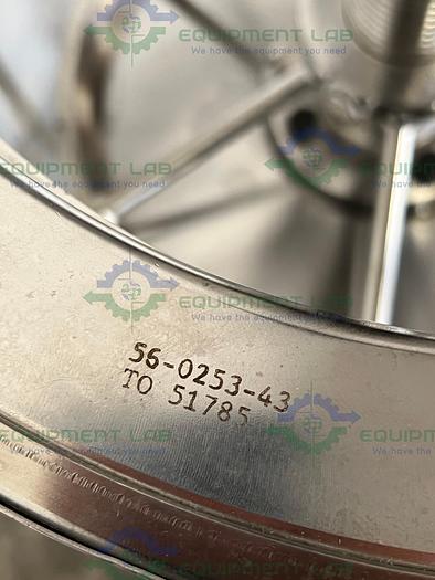 Used Cytiva / GE / Pharmacia BPG 300/500 Chromatography Column 35L w/ 4 - Way Valve