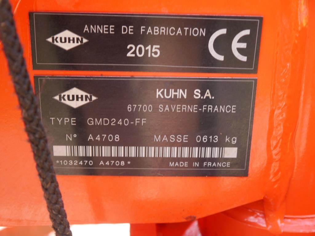 Used Kuhn GMD 240 Hay Mower