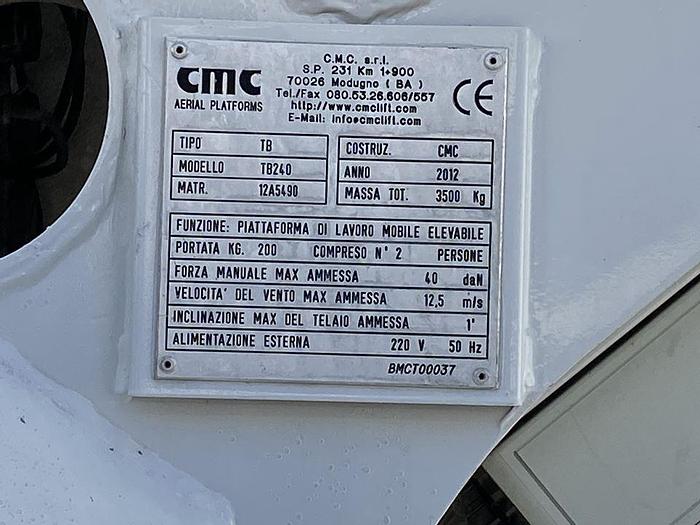 Usato 2012 RENAULT MAXITY CON PIATTAFORMA CMC TB 240