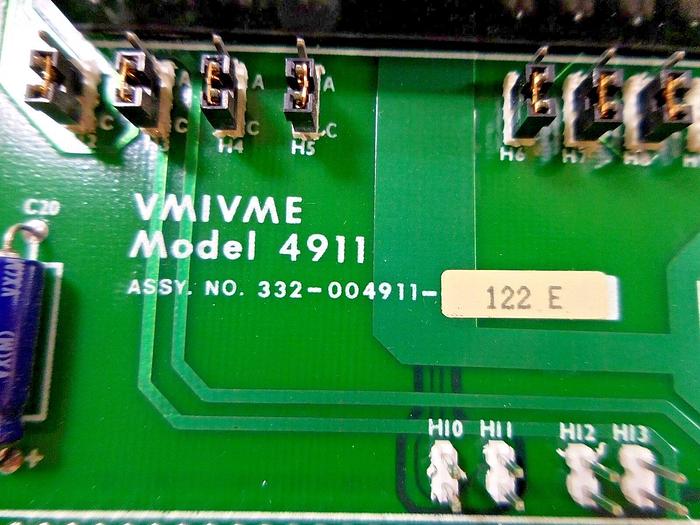 Used VMIC GE Fanuc VMIVME 4911 332-004911-122E VME-bus Processor Board