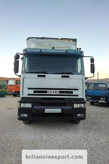 Used 2001 IVECO Eurotech 190E27 R 19 ton isothermic box lorry