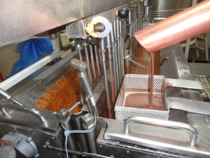 Used Baker Perkins Caramel depositing line