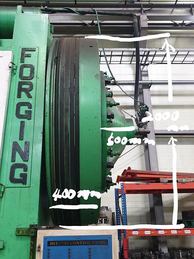 Used 750 tons Press Hot Forging HFP750