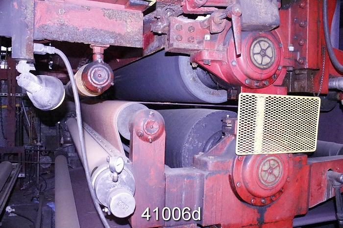 Used Manchester Plain Press 112" Face, 18" Diameter #41006