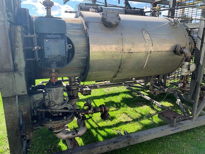 Used Column, 42" x 7' + 18" x 13', S/st, SRS Engineering, #S743631