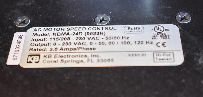 Used USED 44'' ACCUMULATION TABLE, VARIABLE SPEED