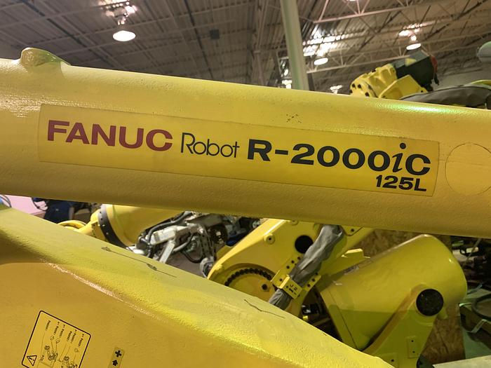 Used FANUC R2000iC/125L 6 AXIS CNC ROBOT WITH R30iB CONTROLLER, IR VISION, 125KG X 3,100 MM H REACH