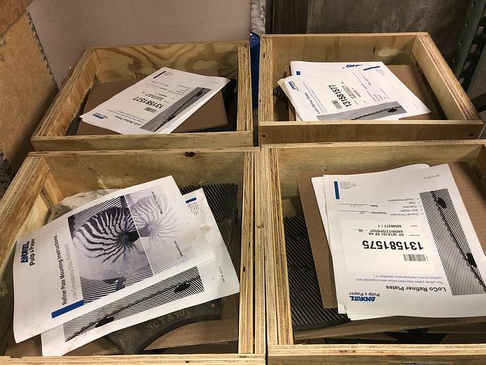 Used ANDRITZ ASSORTMENT OF REFINER PLATES
