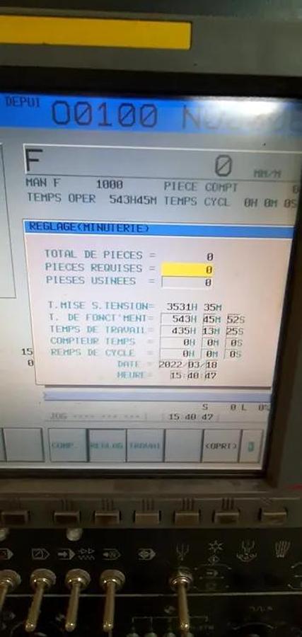 Used 2008 DOOSAN MYNX Model 750, Travels: X= 59.06", Y=29.92", Z= 25.59", 12,000 RPM, BT40, 30 Tool ATC