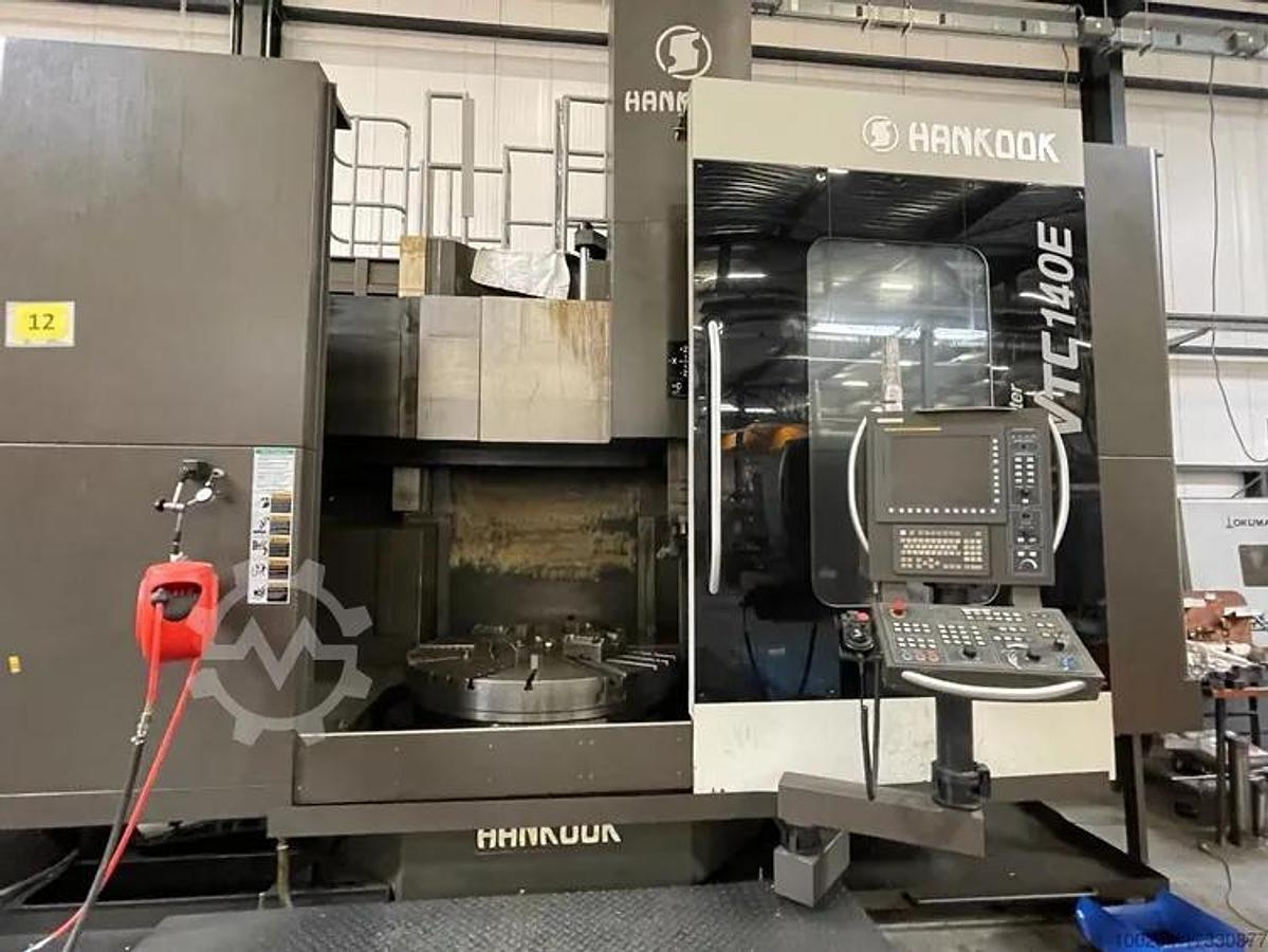 Used HANKOOK VTC140E Ram Type Vertical Boring & Turning Machine with C-Axis & Driven Tools