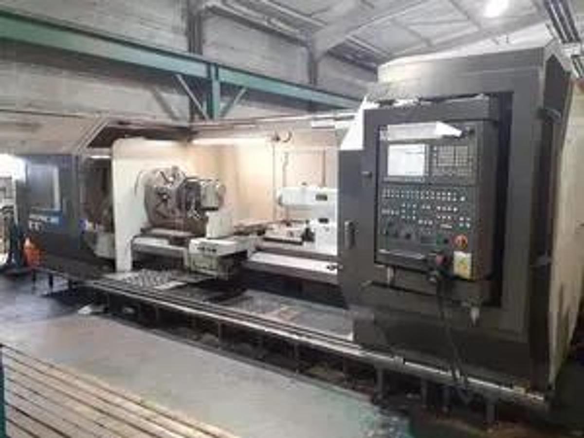 Used 2013 HANKOOK Protec 9NC X 3000 WITH 10" Bar Capacity, 120" Centers, (2)- 25" Manual Chucks, FANUC 32iTB Run Time Hours 9,738