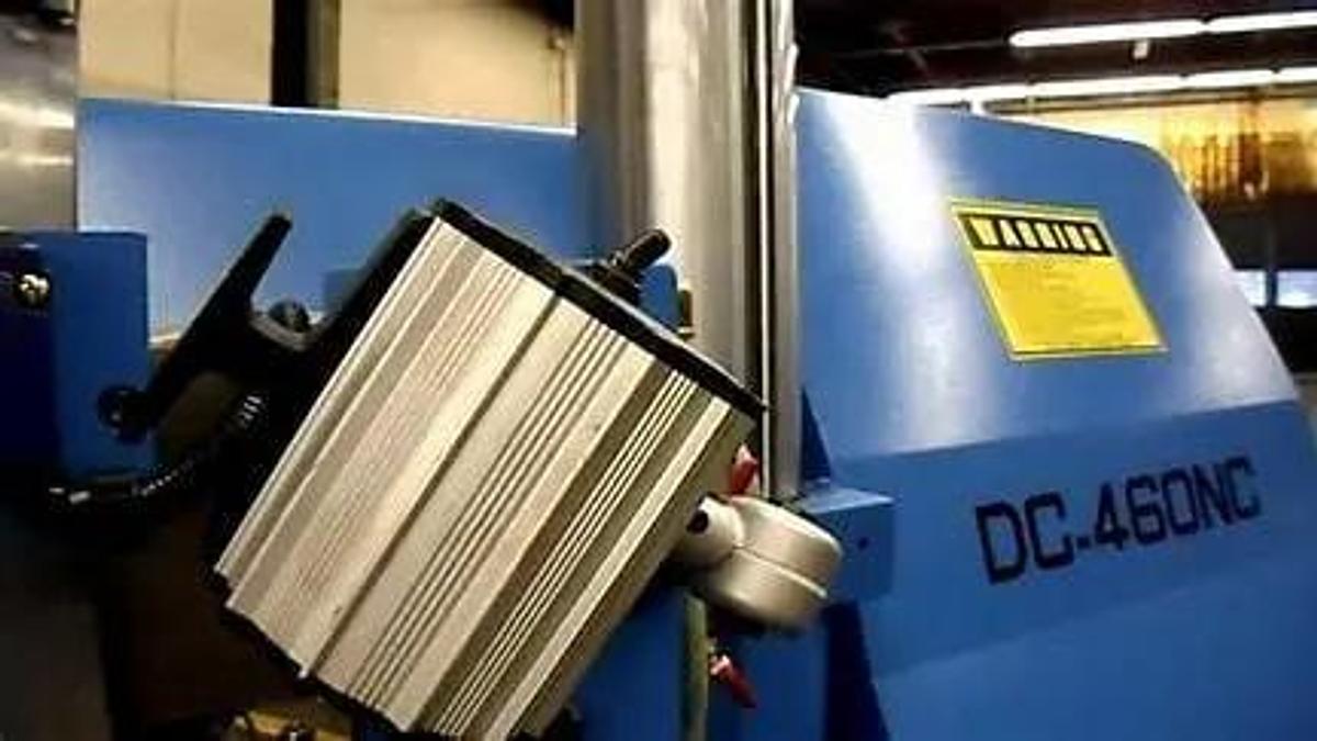 DOALL Model DC-460NC fully automatic horizontal bandsaw, 18" Round Capacity