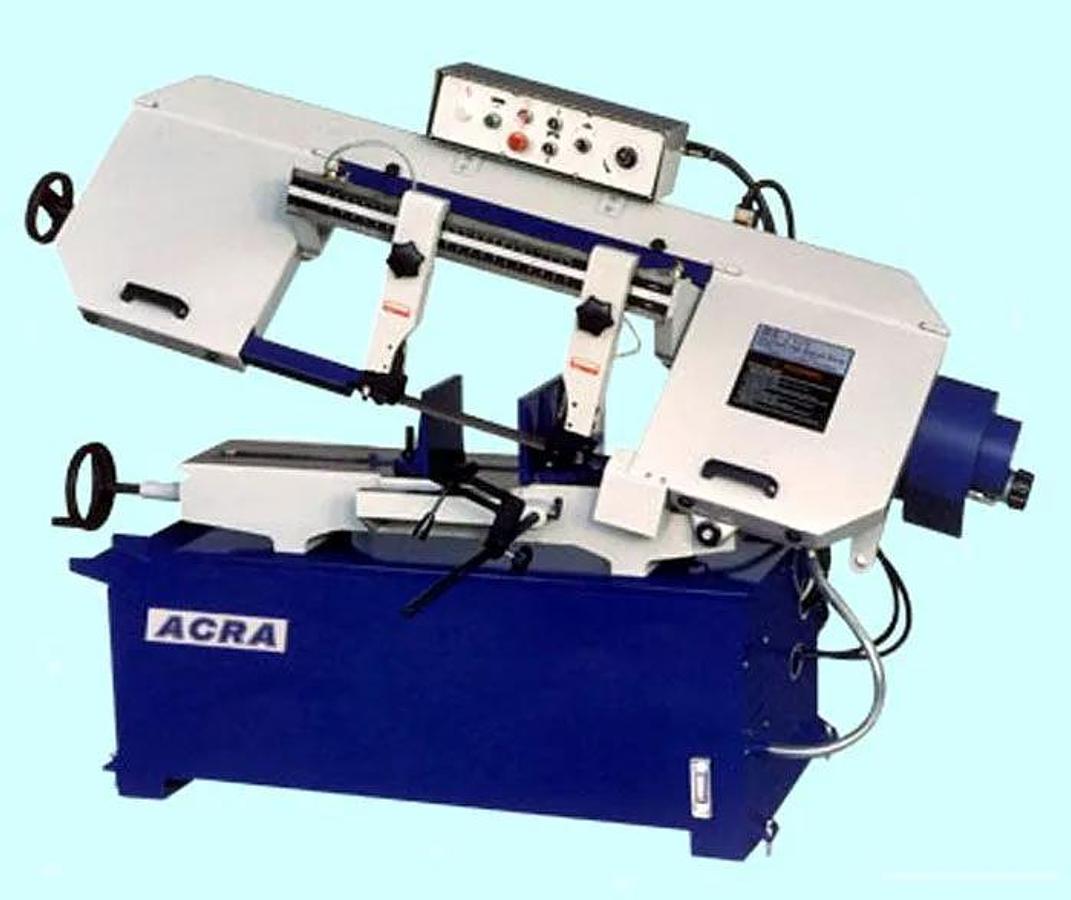 ACRA Semi-Auto Variable Speed, Swivel Head (60-90 degree Miter) Horizontal Bandsaw Model BS-250VS 9" x 16" rect. capacity; 10" round