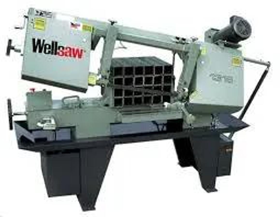 Wellsaw Scissors Type  Horizontal Band Saws Model 1318, with  13" x 18" capacity