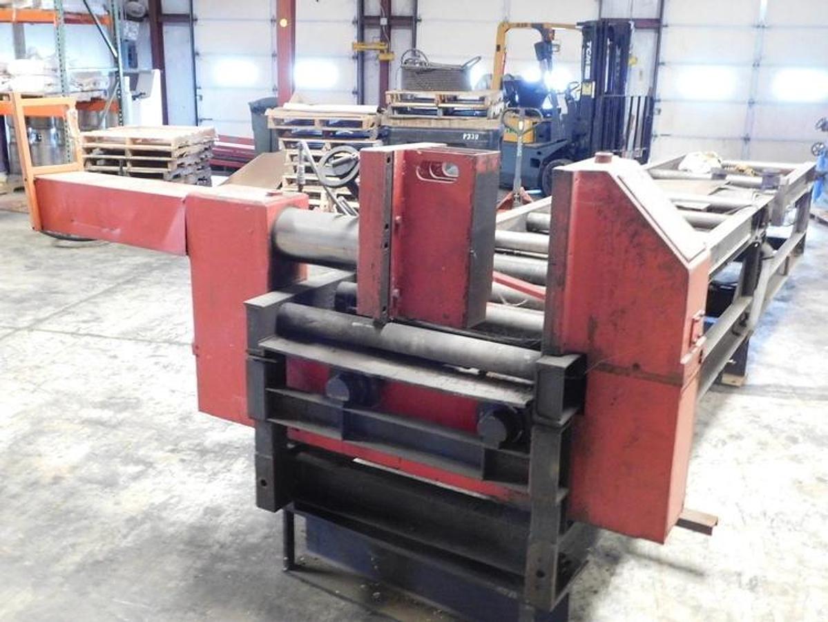 Used AMADA Model HKA-800 Horizontal Bandsaw 20" x 31.5" Fully Automatic, Reconditioned, 80" infeed stoke