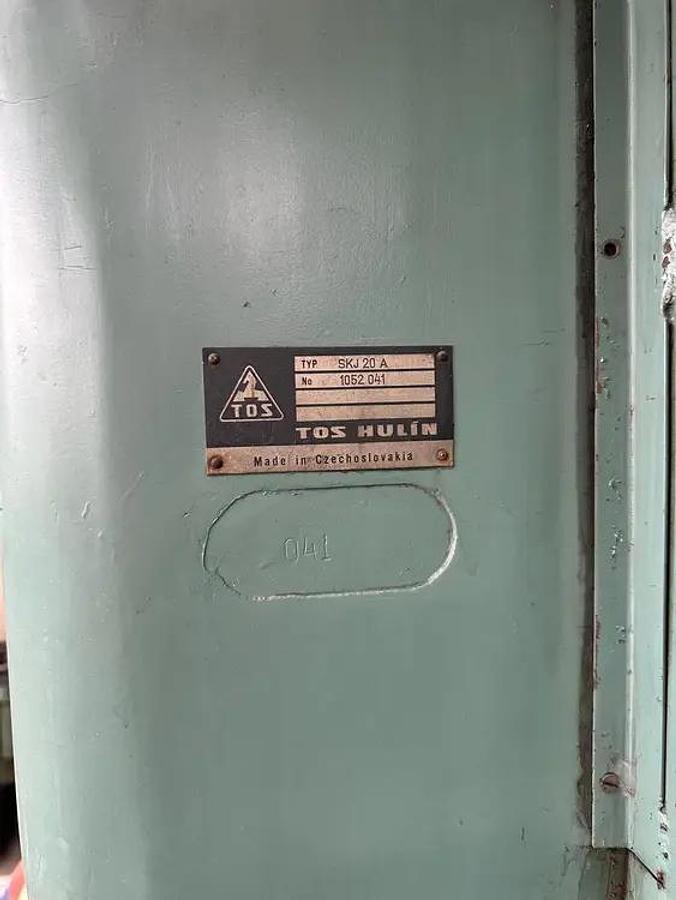 Used TOS SKJ20A VERTICAL BORING MILL