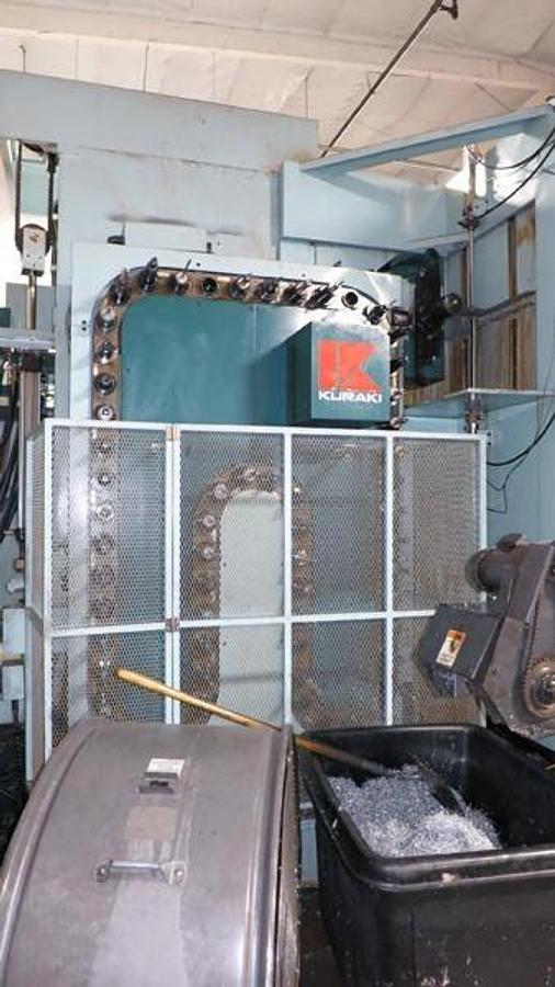 Used 1998 KURAKI Model KHM 125 Horizontal Machining Center w/ 50" x 50" pallets