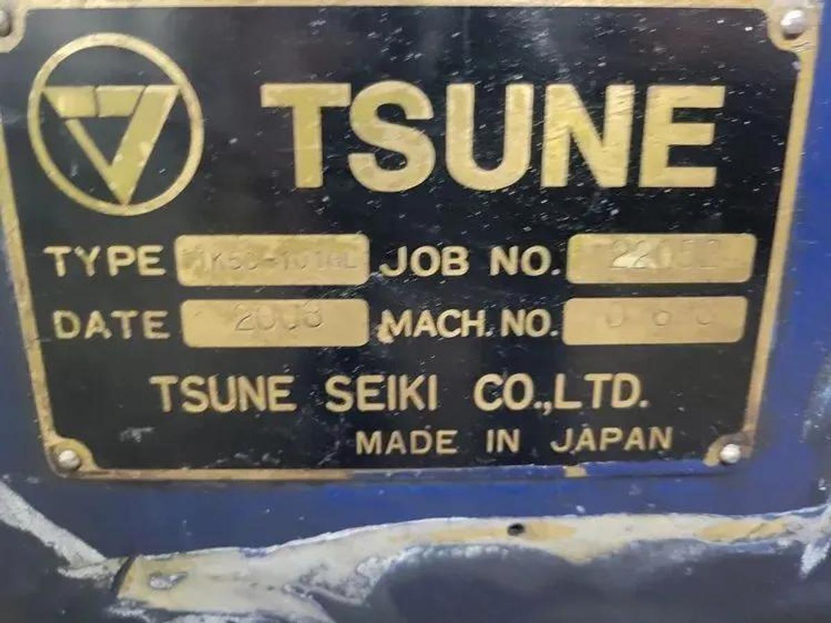 Used Rebuilt 2003 TSUNE CNC Cold Saw Model TKSC 101GL, 4.3"Capacity, with Barfeed