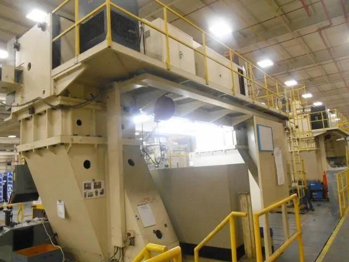 Used RAMBAUDI 5 AXIS Heavy Double Column CNC Gantry Bridge Mill with Articulating Head