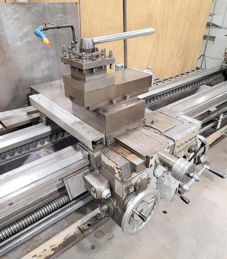 DAINICHI MODEL DHM 90-400 HEAVY DUTY LATHE 35.4” X 157” Capacity