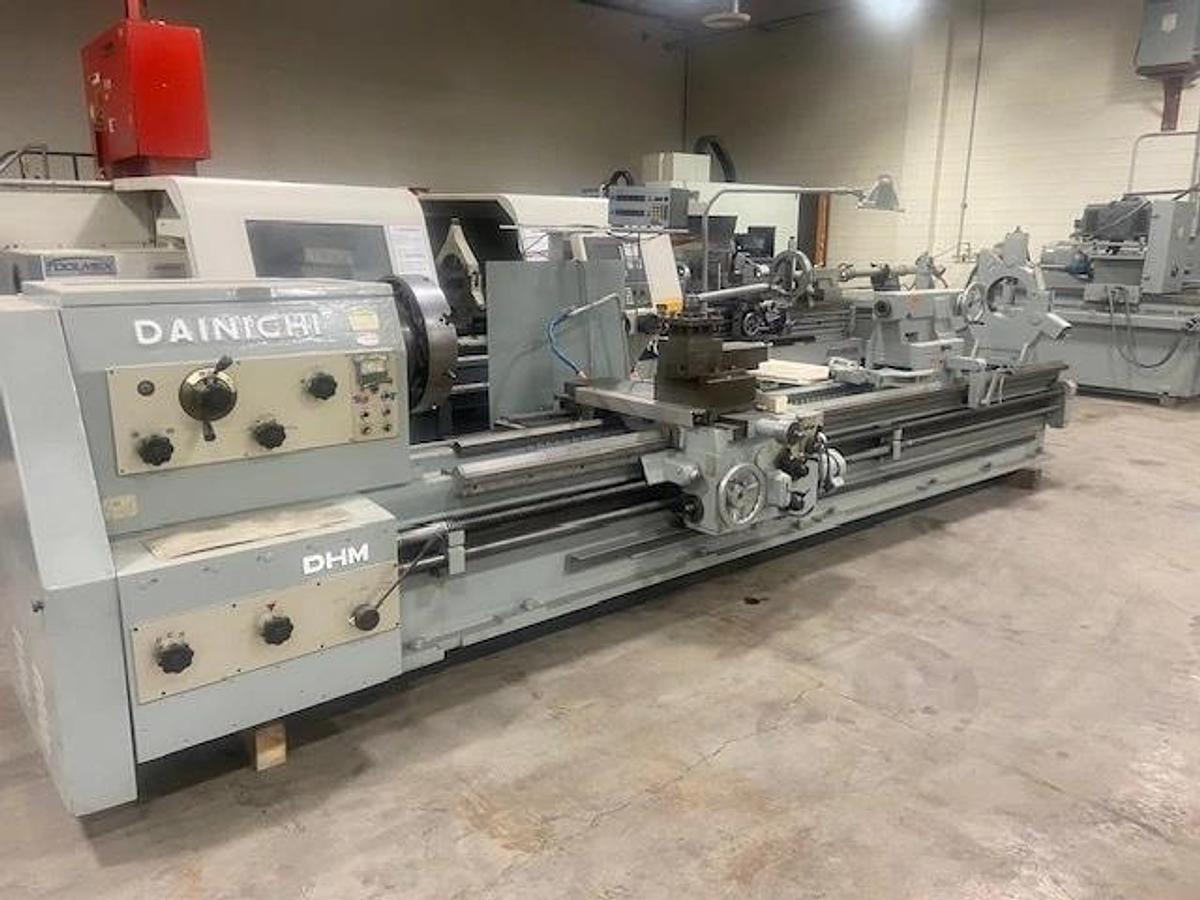 DAINICHI MODEL DHM 90-400 HEAVY DUTY LATHE 35.4” X 157” Capacity