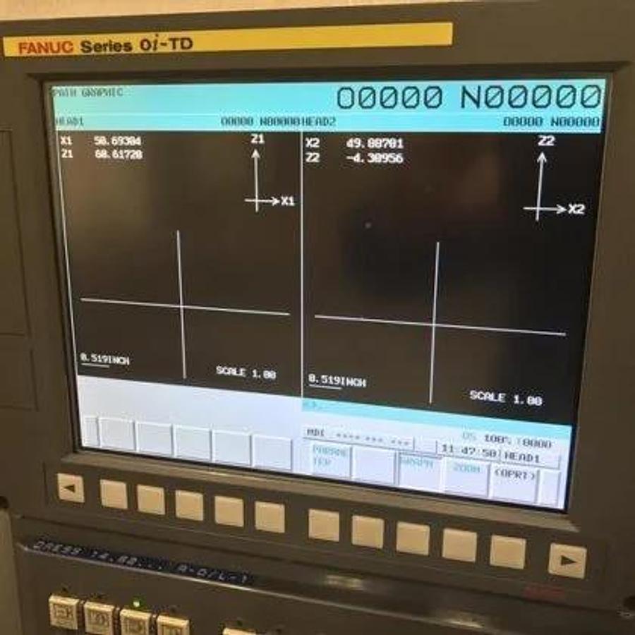 Used 2013 NAXOS CNC Multi-Axis Cycle Cylindrical Grinder with Two Workheads, 24.78" x 191"