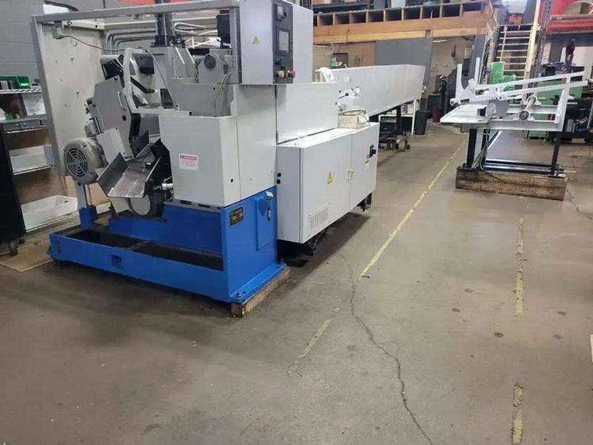 Used Rebuilt 2003 TSUNE CNC Cold Saw Model TKSC 101GL, 4.3"Capacity, with Barfeed