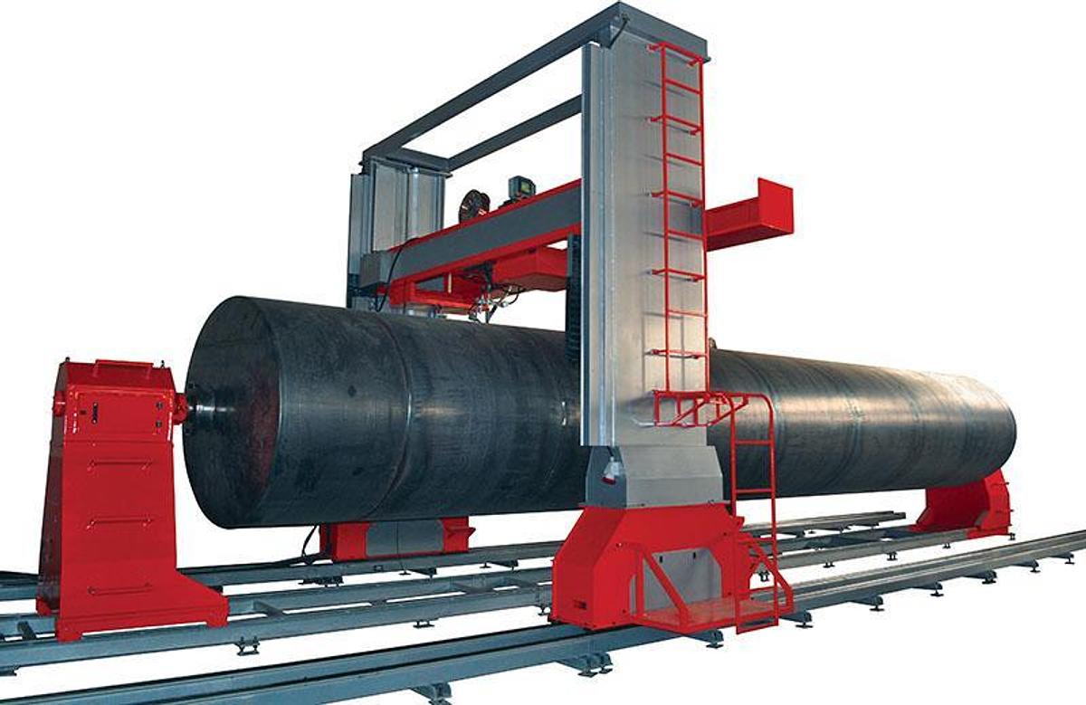 Source BRIDGE TYPE ELIPS TANK WELDING SYSTEM