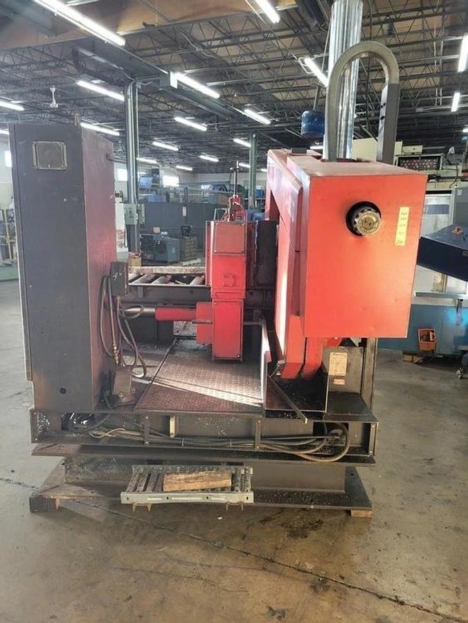 Used AMADA Model HKA-800 Horizontal Bandsaw 20" x 31.5" Fully Automatic, Reconditioned, 80" infeed stoke