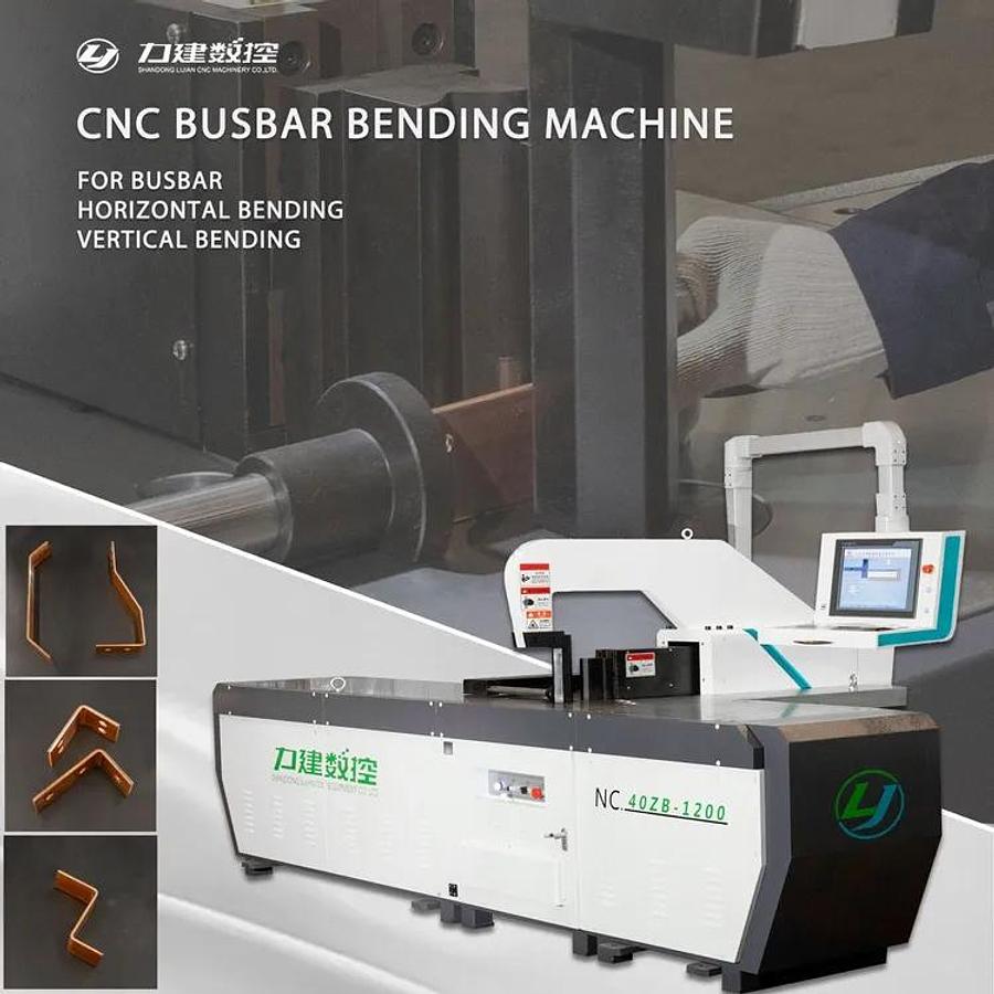 LIJIAN MODEL NC 40ZB 1200 CNC Busbar Bender, Servo Powered by Rexroth, 40 Tons, 10HP Motor
