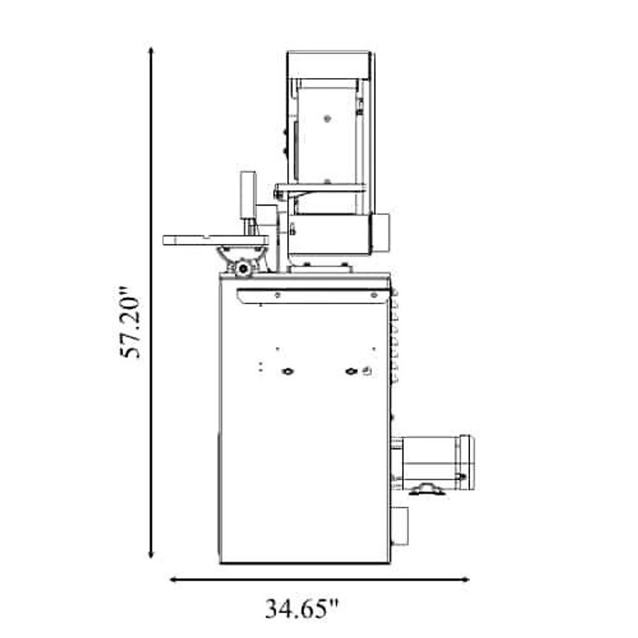 KALAMAZOO iNDUSTRIES  Model S612V 6" Combination Sander with Collector