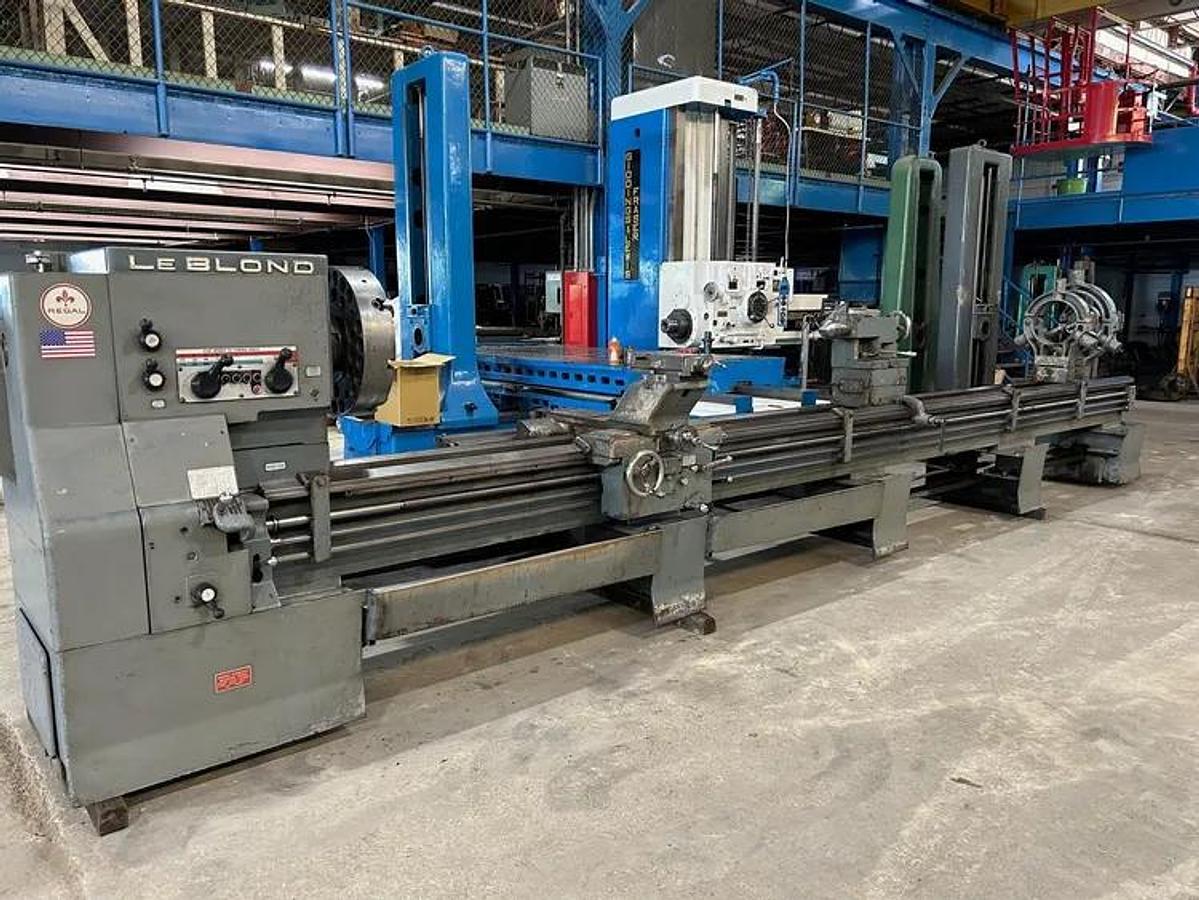 Used 1971 36" x 20'cc LEBLOND Engine Lathe, Model Regal