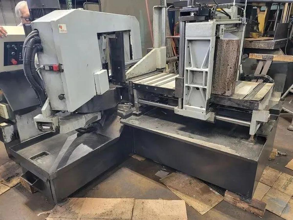 Used HYD-MECH Model 23A, Programmable up to 100 jobs, On demand hydraulics, Overhead bundle clamping