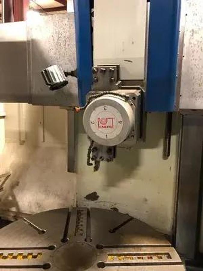 2015 KNUTH VERTURN VDM 1600 CNC, 55" Chuck/Table 63" Swing. 47" Max Height, 4 Position Turret, Siemens 828 SL CNC
