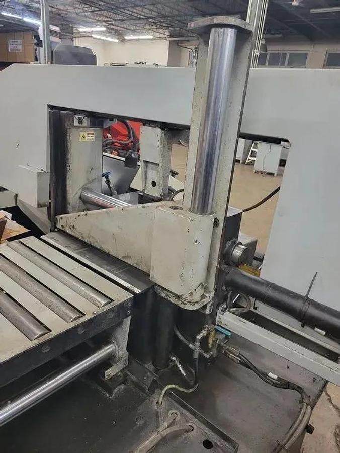 Used HYD-MECH Model 23A, Programmable up to 100 jobs, On demand hydraulics, Overhead bundle clamping