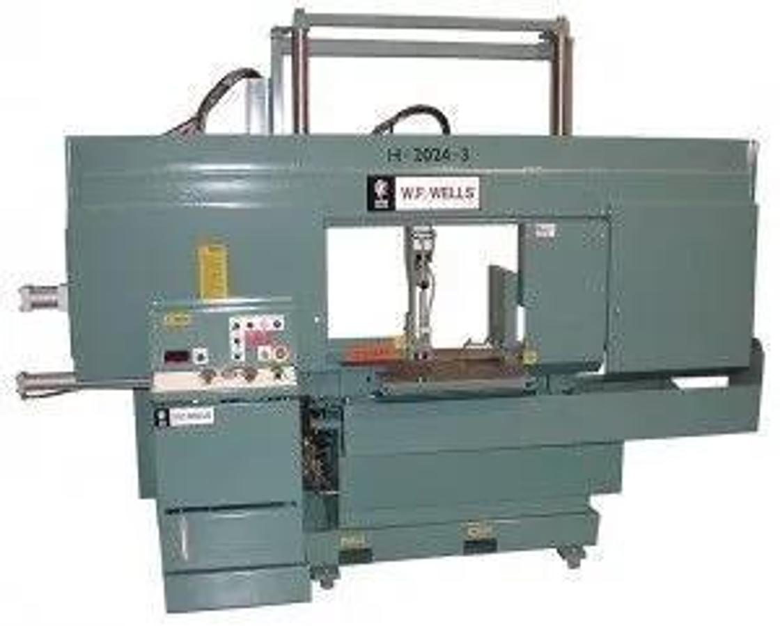 2024 W.F. WELLS Model H-2024HA-CNC Horizontal Dual Column Bandsaw, 20" H x 24"W,  In stock