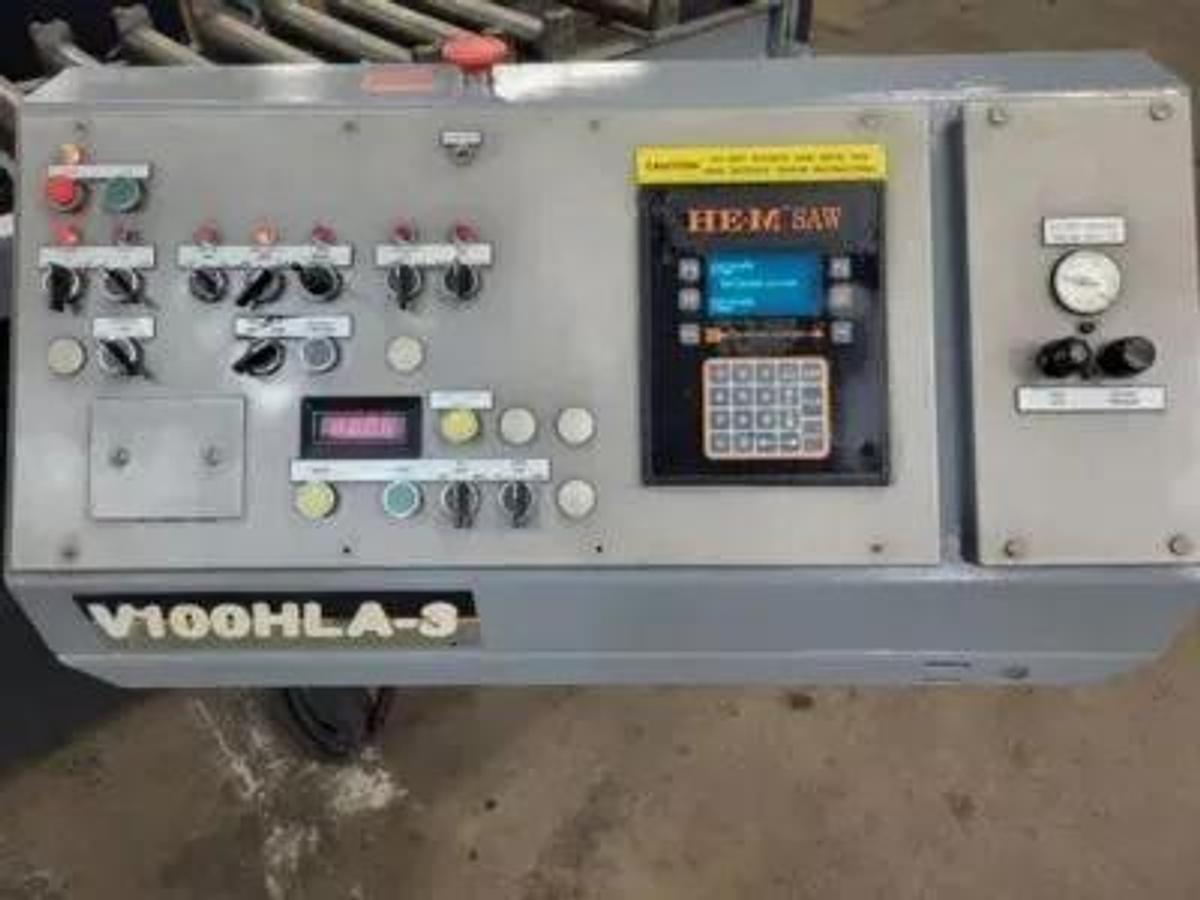 HEM V100HLA-3 Vertical Bandsaw, 18 x 22" Capacity, Automatic, Programmable