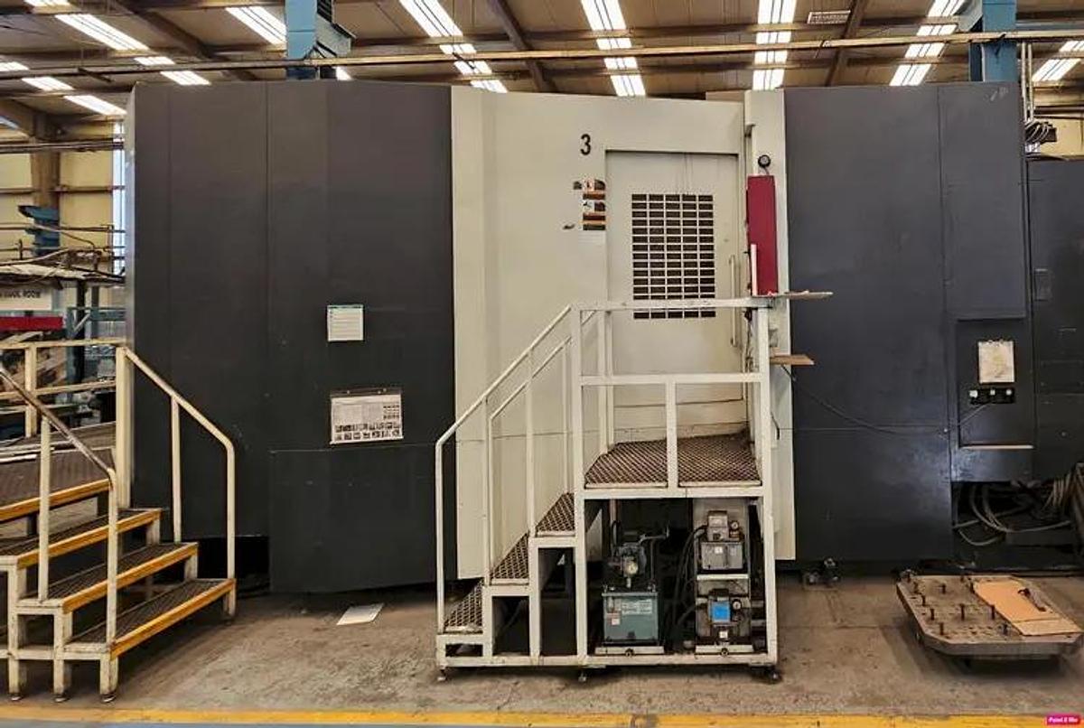 Used 2012 OKK HM 1250 CNC Horizontal Machining Center, FANUC 31i, 49.2" x 49.2" Pallets, 4 Axis